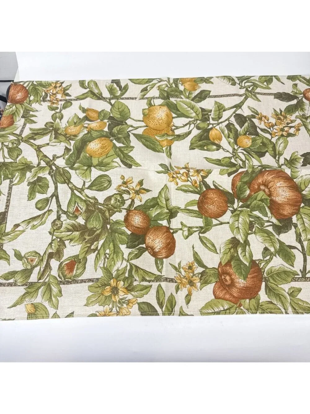 Misto Lino Italy Linen Fruits Fruit Orchard Jardin Kitchen Tea Towels set of 4